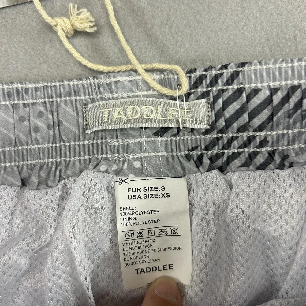 NWT Taddlee Men's Gray Camo Board Shorts Swim- Men's Swim Sz Xs